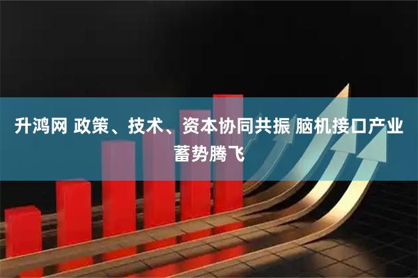 升鸿网 政策、技术、资本协同共振 脑机接口产业蓄势腾飞